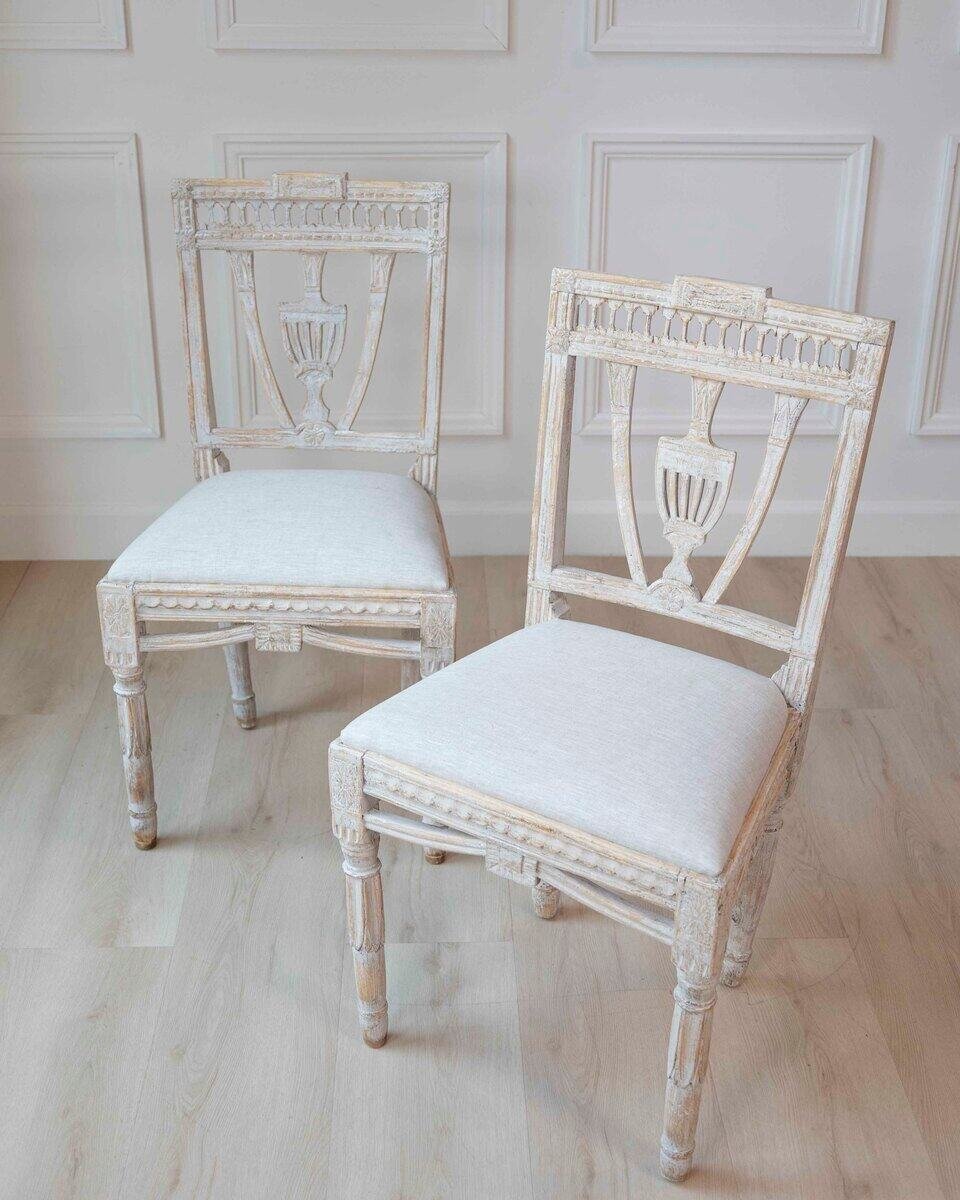 ON HOLD - Swedish Early 19th Century Gustavian Dining Chairs, Set of eight, c.1820 Priced Individually - JAA