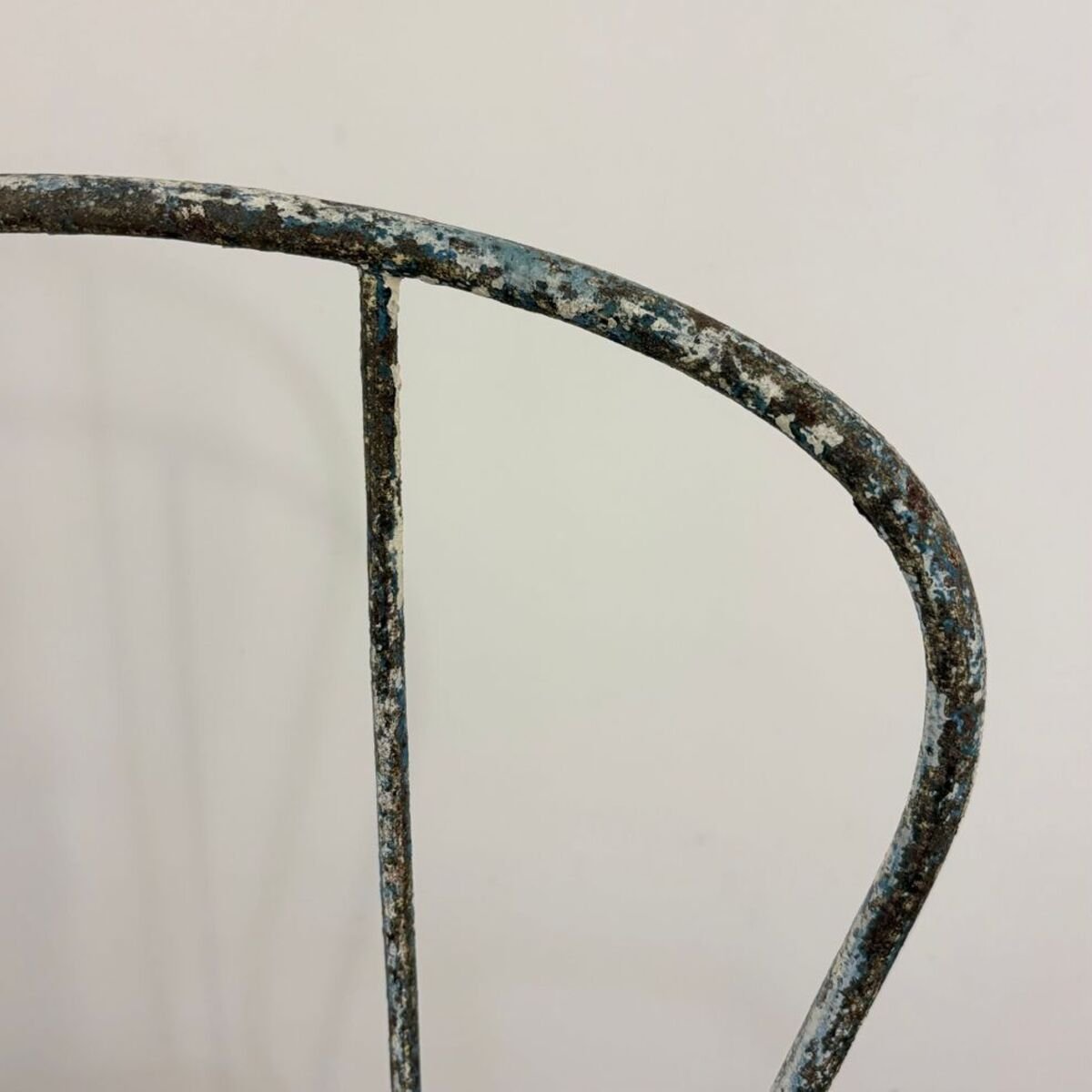 19th century set of 4 wrought-iron chairs - JAA