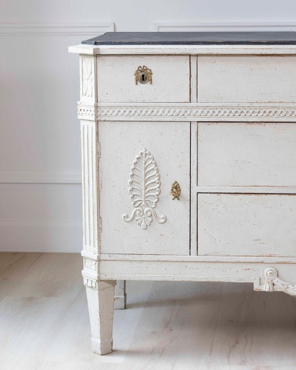 Swedish 18th Century Baroque Style-Inspired Sideboard - JAA