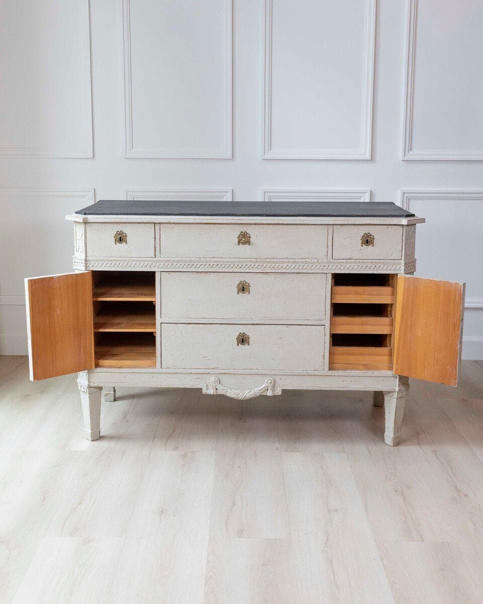 Swedish 18th Century Baroque Style-Inspired Sideboard - JAA
