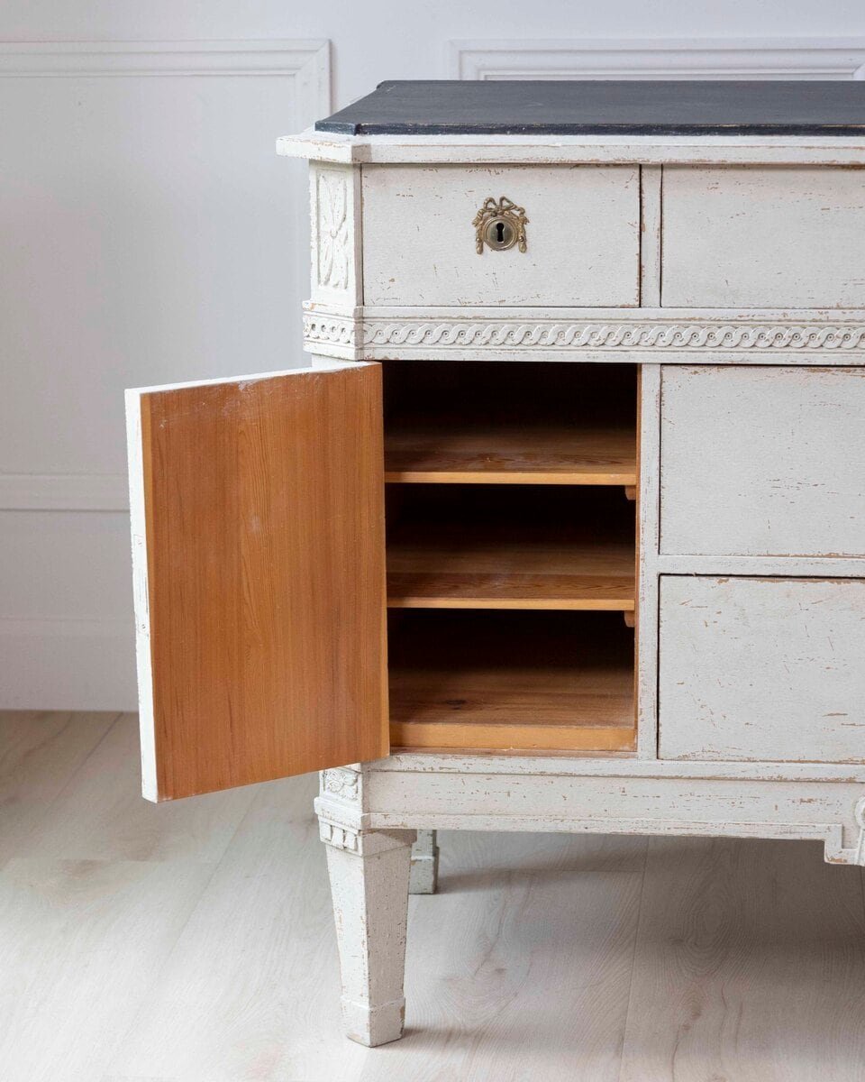 Swedish 18th Century Baroque Style-Inspired Sideboard - JAA