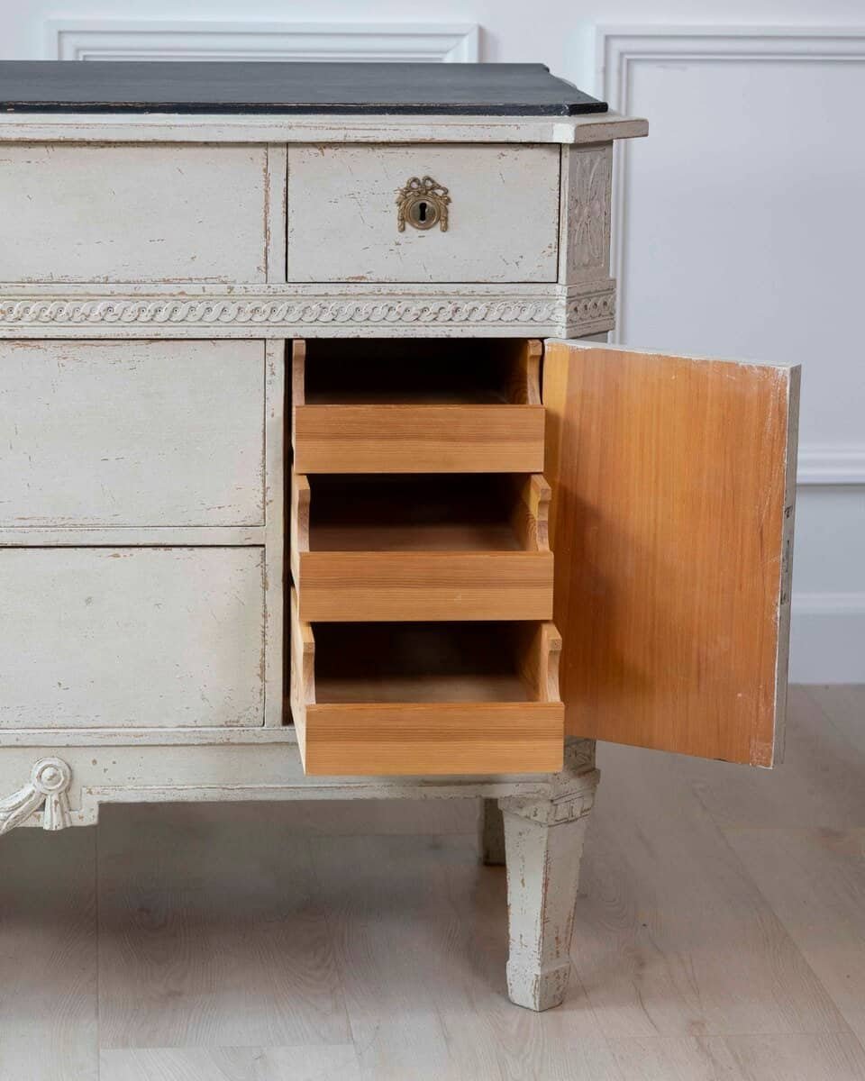 Swedish 18th Century Baroque Style-Inspired Sideboard - JAA