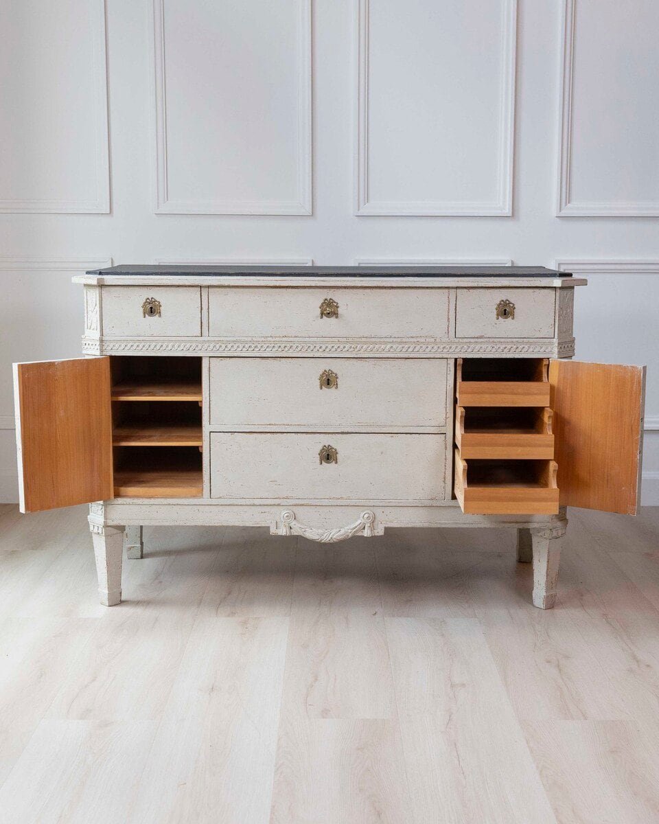 Swedish 18th Century Baroque Style-Inspired Sideboard - JAA
