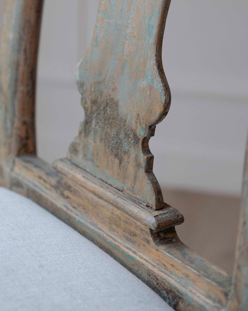 Pair of Swedish Rococo Period Dining Chairs with Vase-Form Splats, 18th Century - JAA