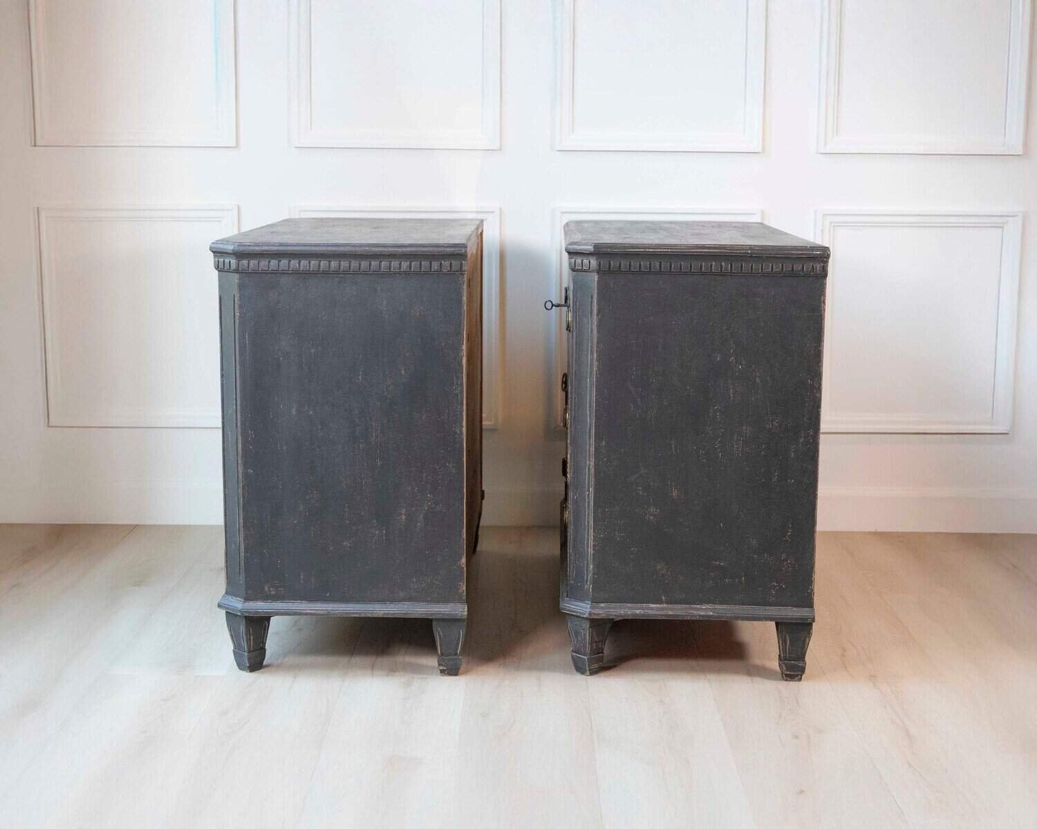 Pair of 19th Century European Chests of Drawers, Circa 1880 - JAA