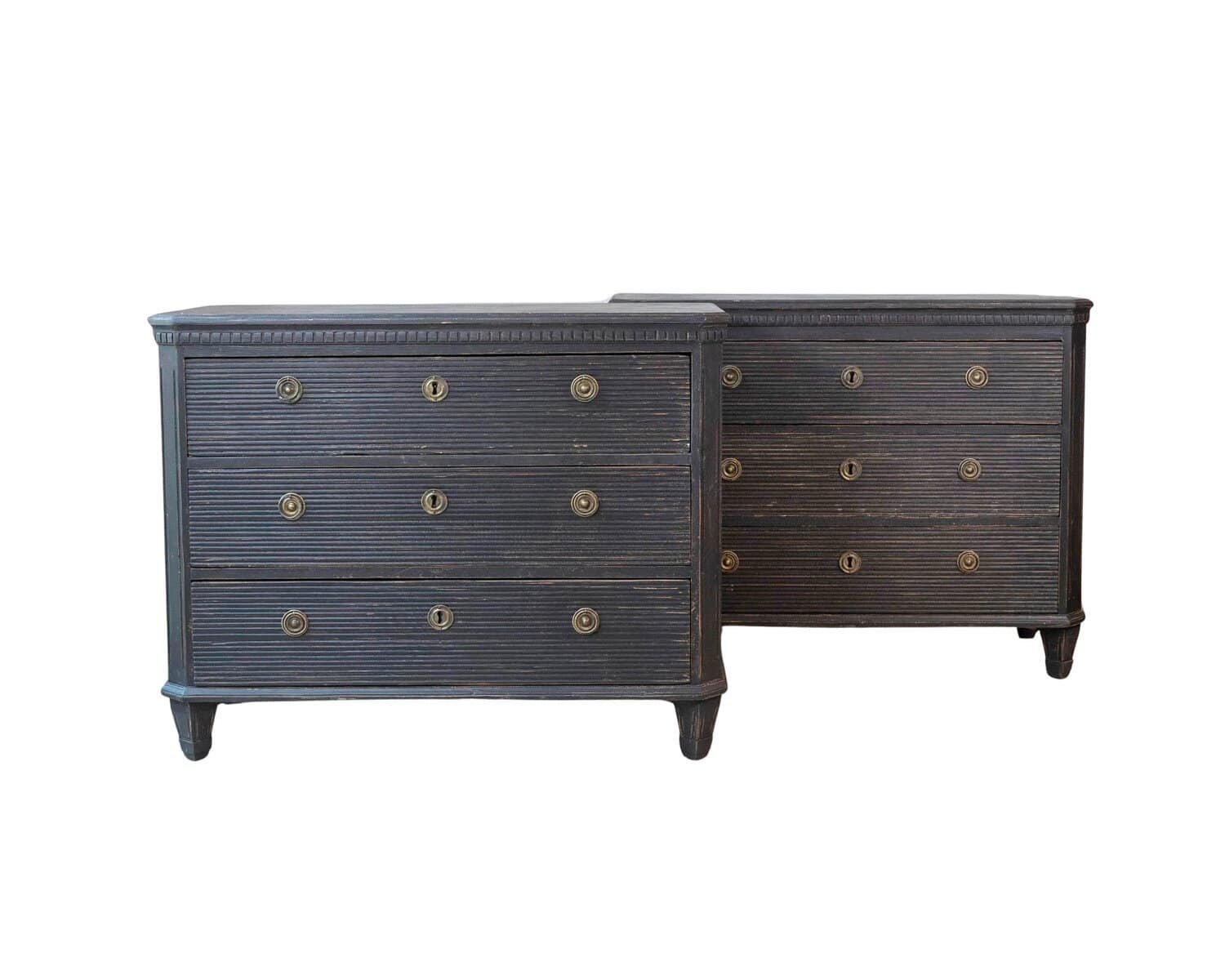 Pair of 19th Century European Chests of Drawers, Circa 1880