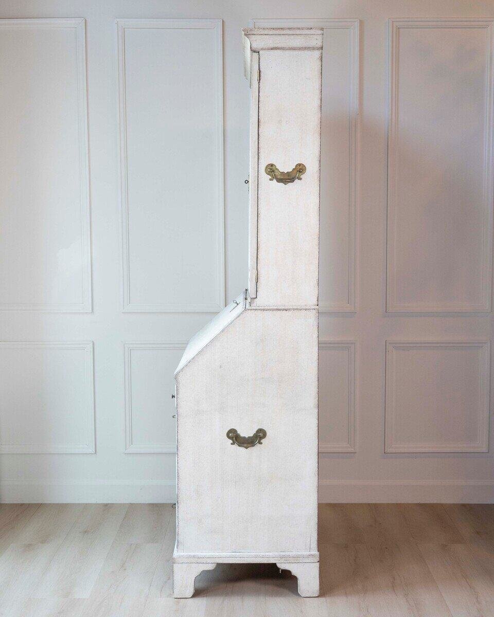 European 19th Century Two-Part Secretary Bureau - JAA