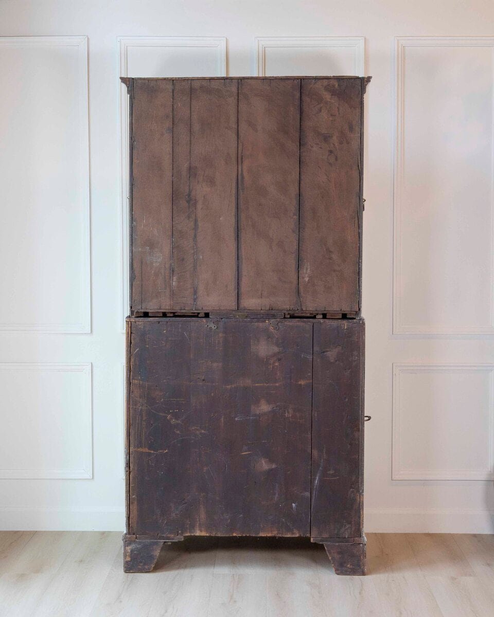 European 19th Century Two-Part Secretary Bureau - JAA