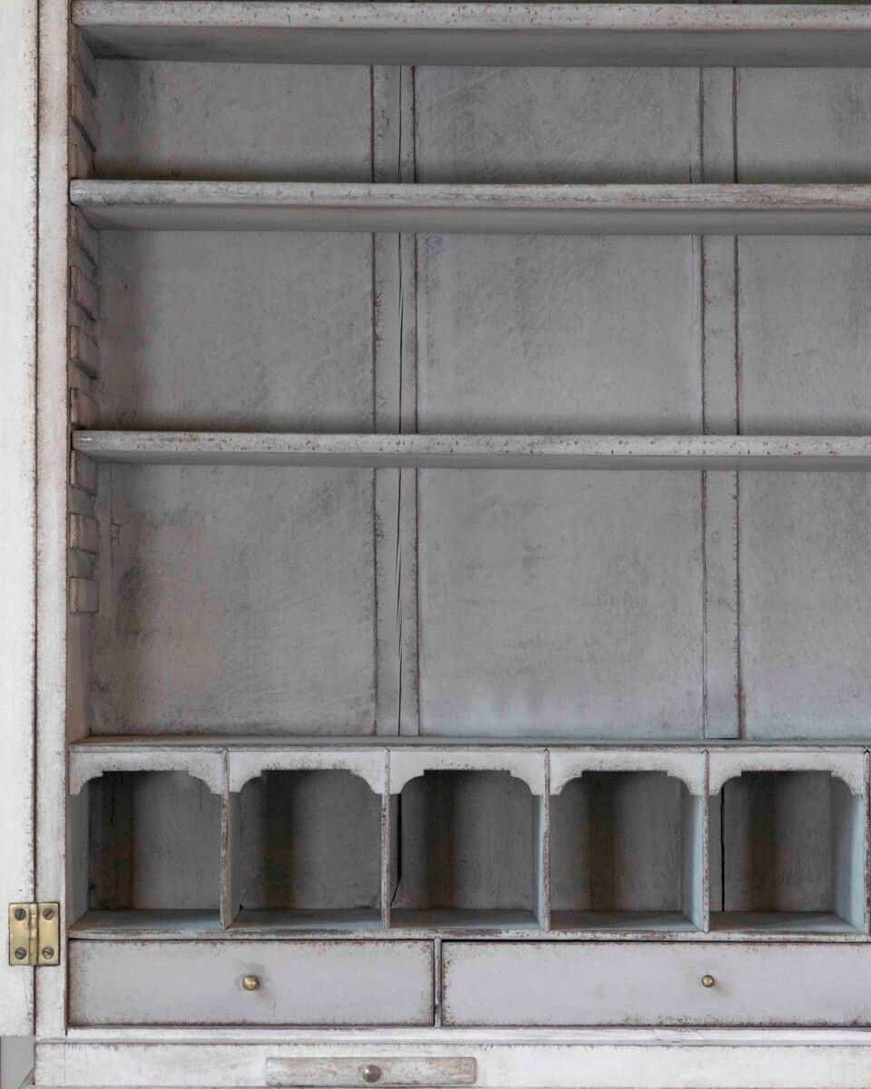 European 19th Century Two-Part Secretary Bureau - JAA