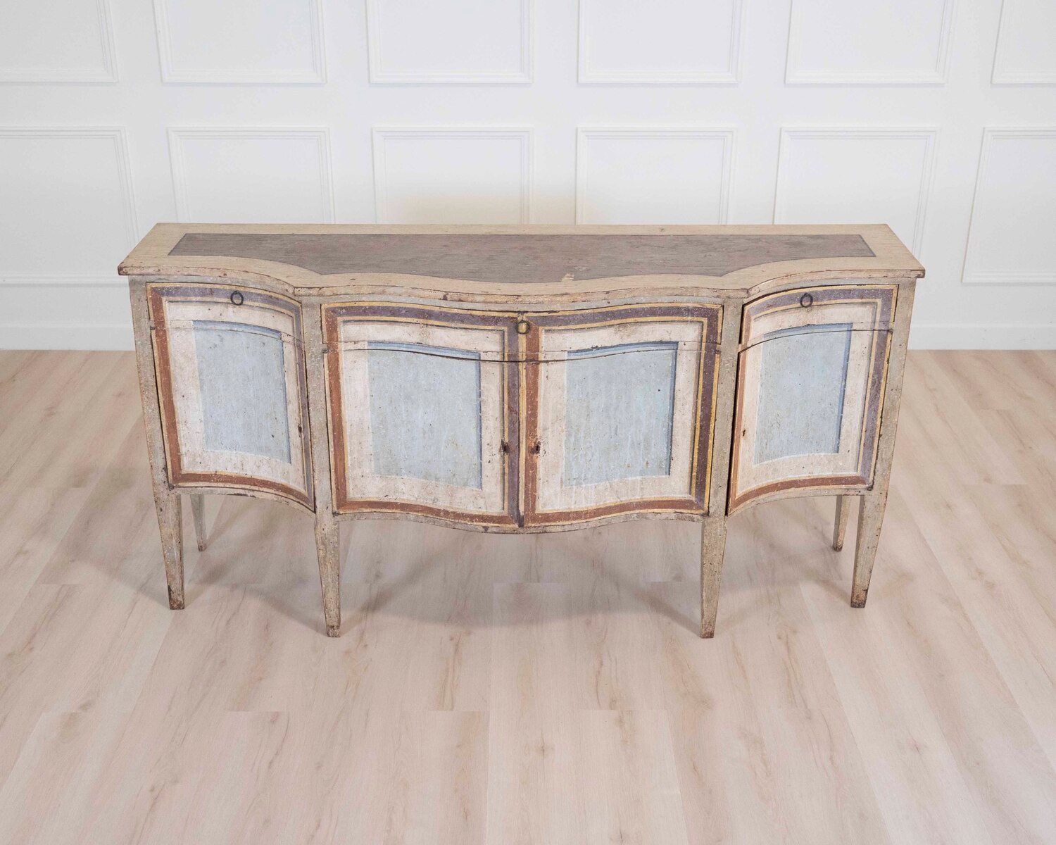 Italian Mid-19th Century Neoclassical Lacquered Sideboard - JAA