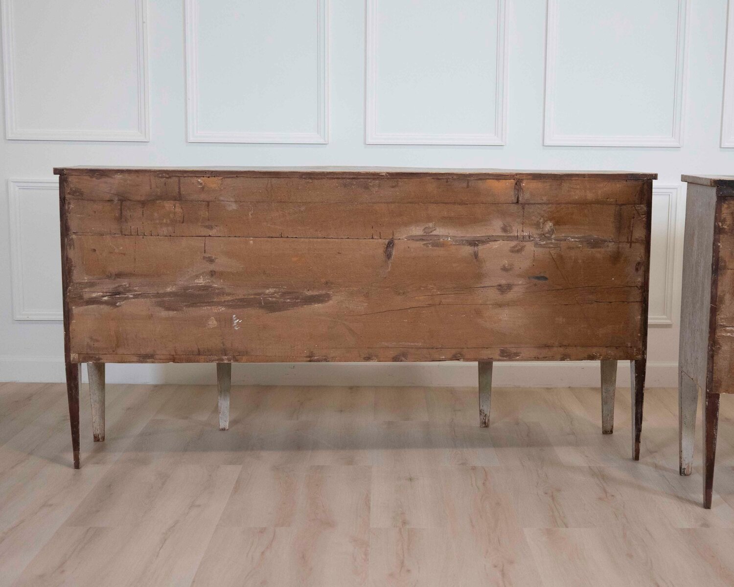 Italian Mid-19th Century Neoclassical Lacquered Sideboards, Pair - JAA