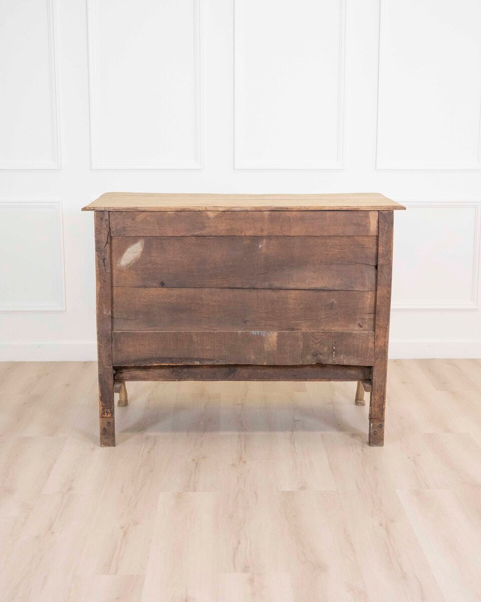 French 18th Century Natural Oak Chest of Drawers - JAA