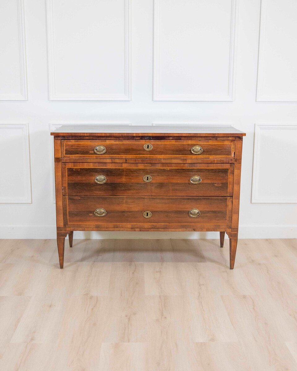 Italian Late 18th–Early 19th Century Rosewood and Amaranth Chest of Drawers - JAA