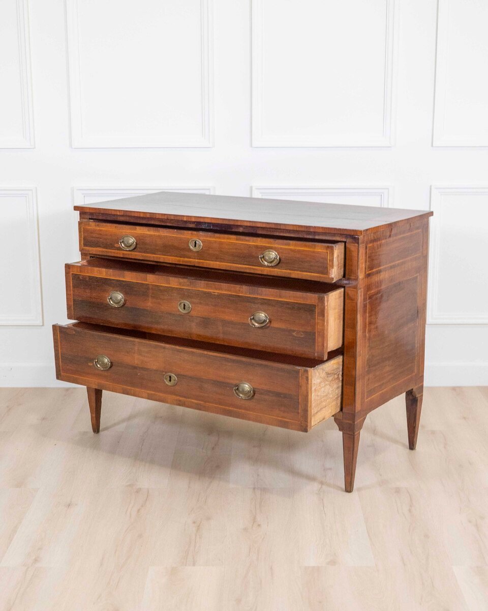 Italian Late 18th–Early 19th Century Rosewood and Amaranth Chest of Drawers - JAA