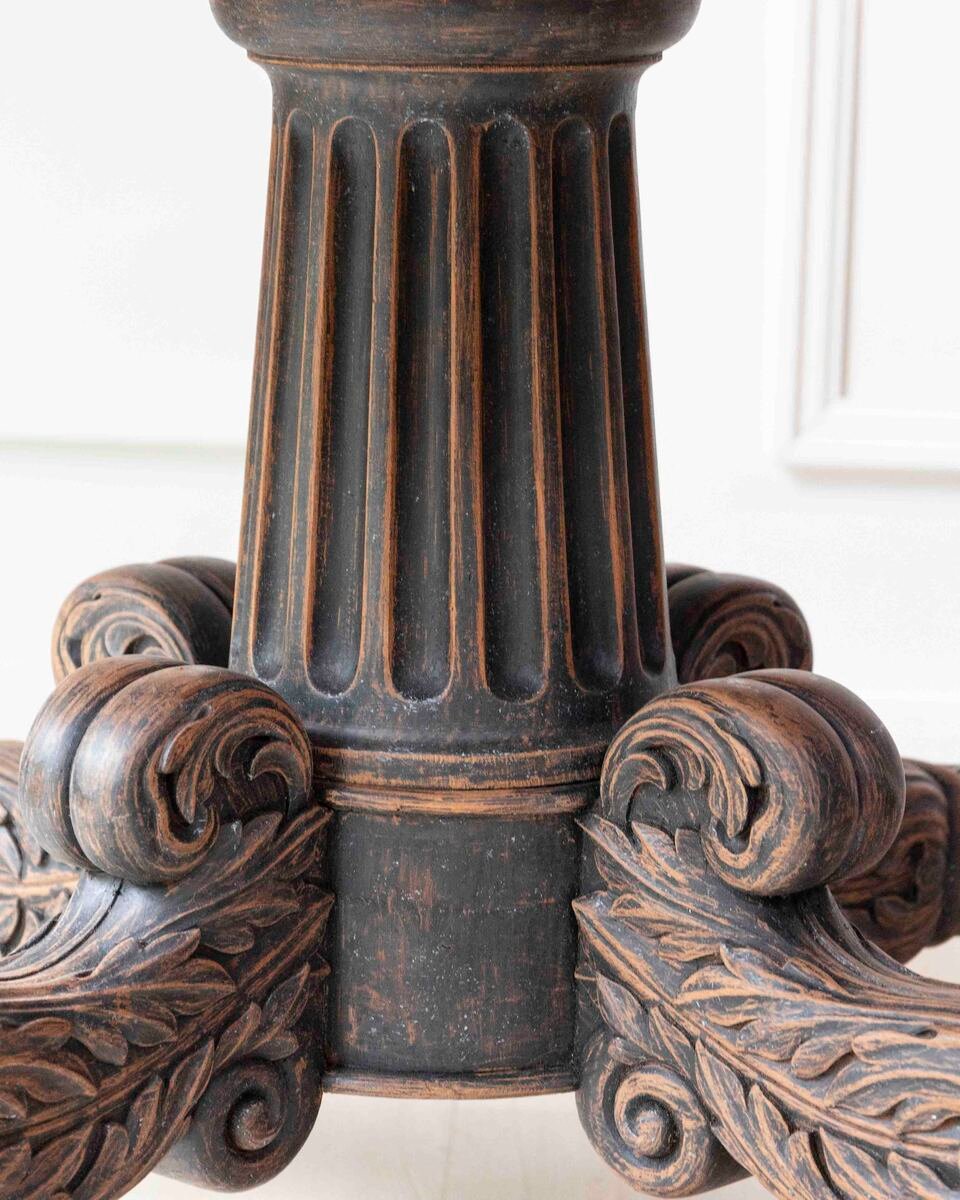 Swedish 19th Century Empire Oval Center Table, circa 1830 - JAA