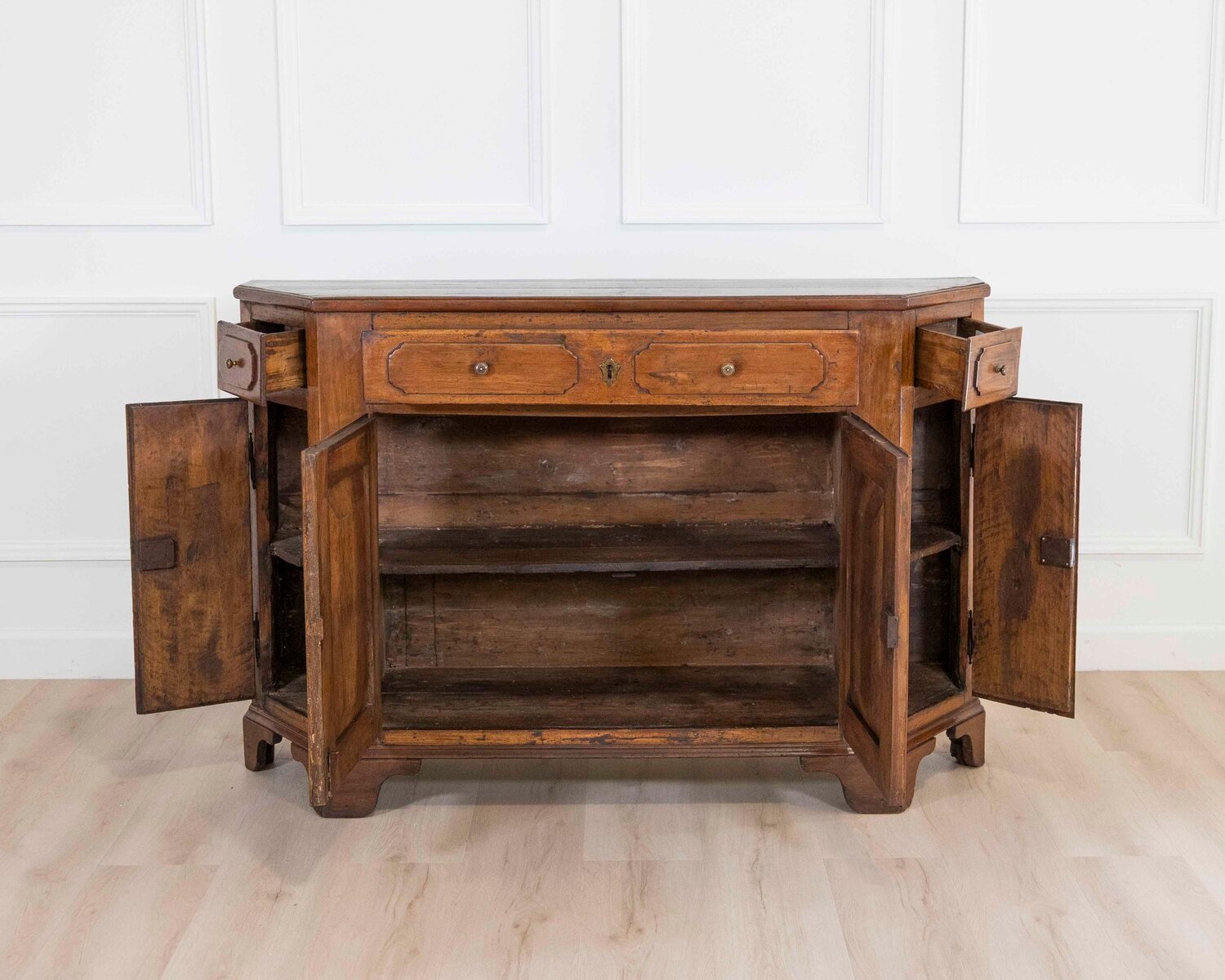 19th Century Italian Tuscan Walnut Sideboard - JAA