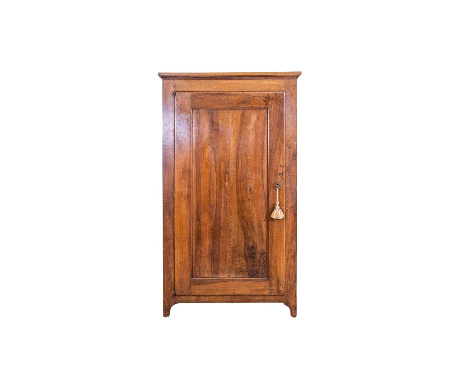 Small Antique Cabinet In Solid Walnut 19th Century Wardrobe - JAA