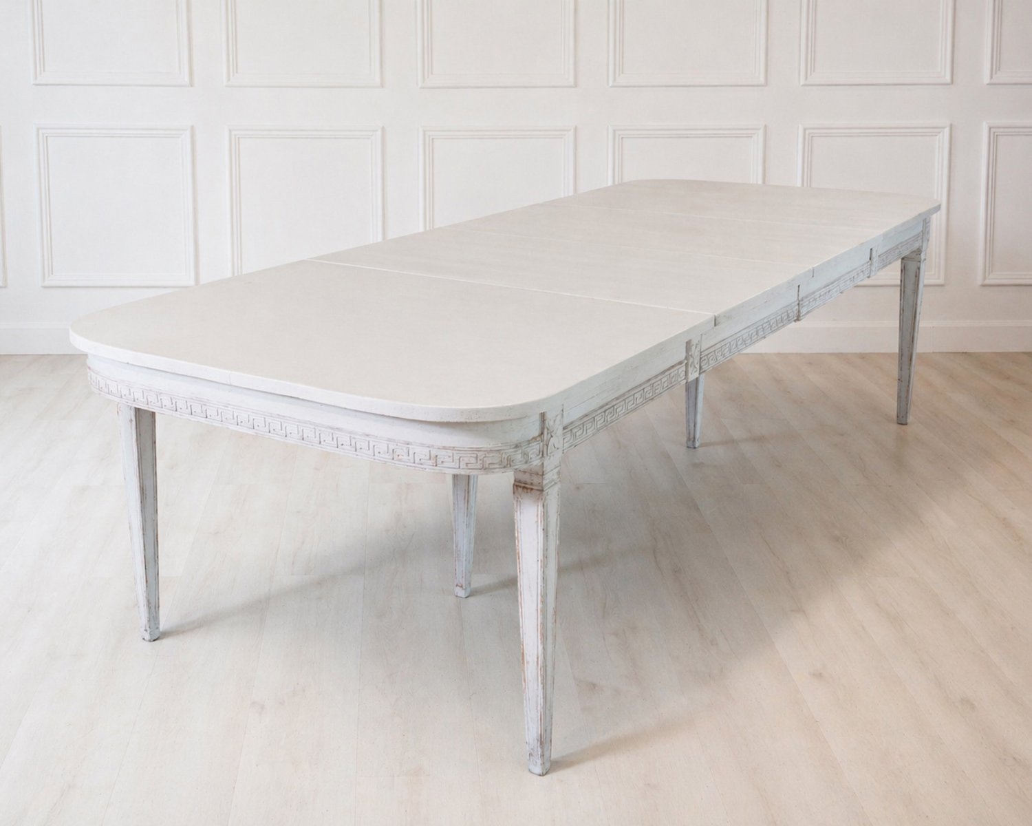 19th Century Swedish Extension Table With Two Leaves Circa 1850 - JAA