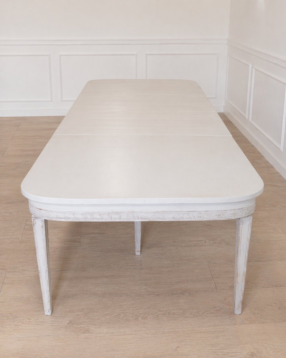 19th Century Swedish Extension Table With Two Leaves Circa 1850 - JAA