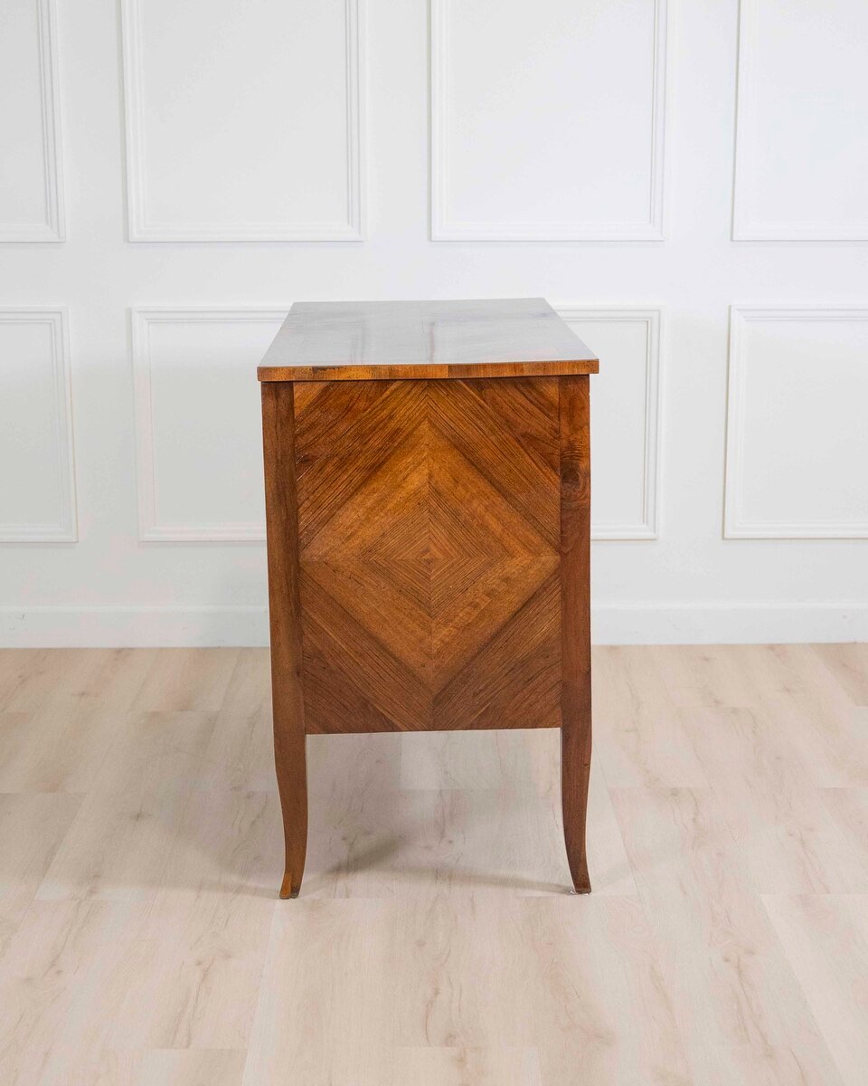 Italian 18th Century Directoire Walnut Chest of Drawers - JAA