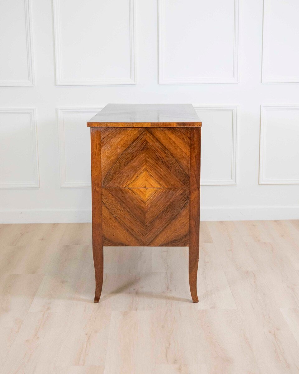 Italian 18th Century Directoire Walnut Chest of Drawers - JAA