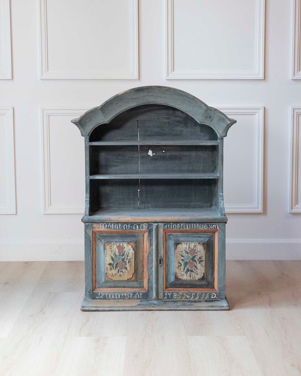 18th Century Swedish Gustavian Hanging Cupboard - JAA