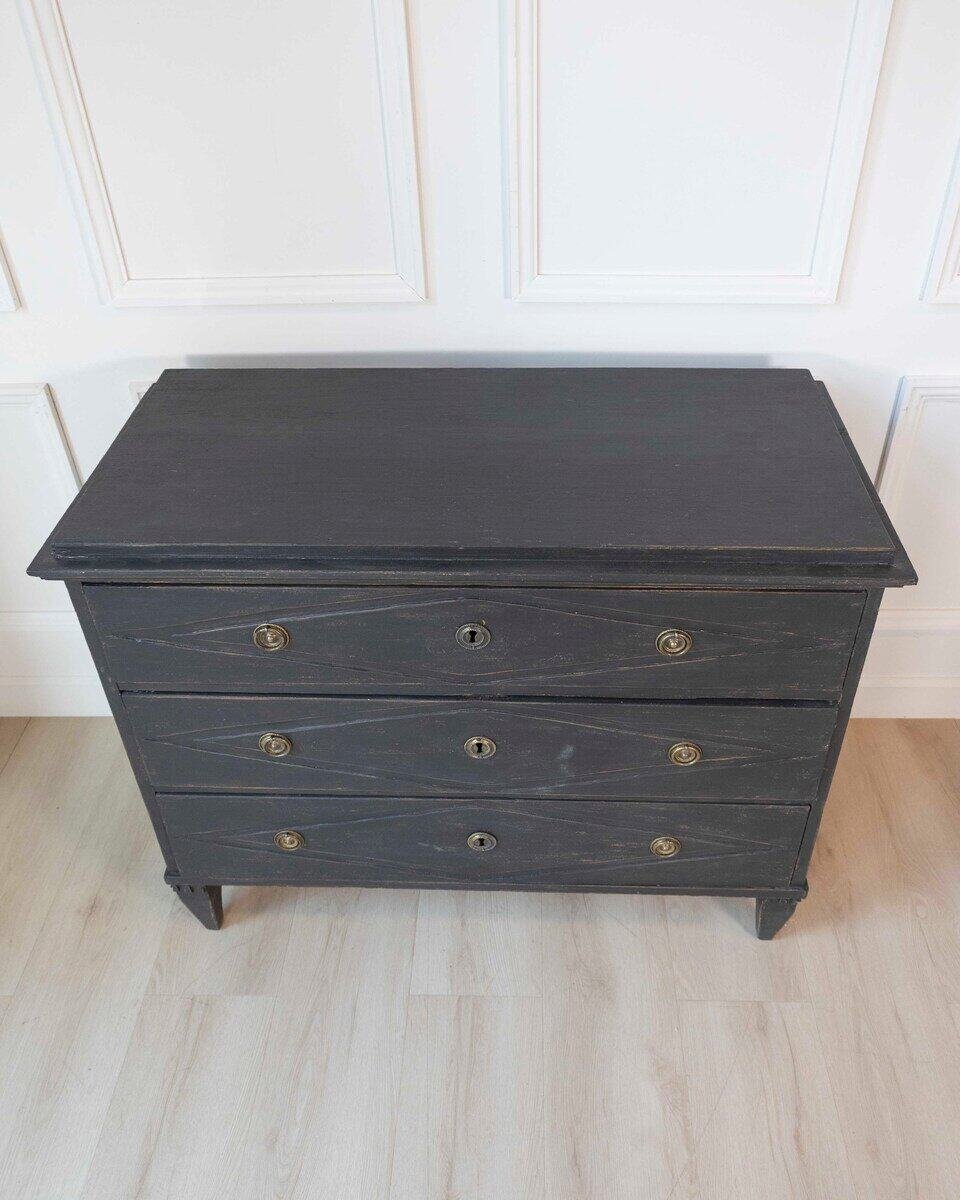 Swedish 19th Century Chest of Drawers, c.1840 - JAA
