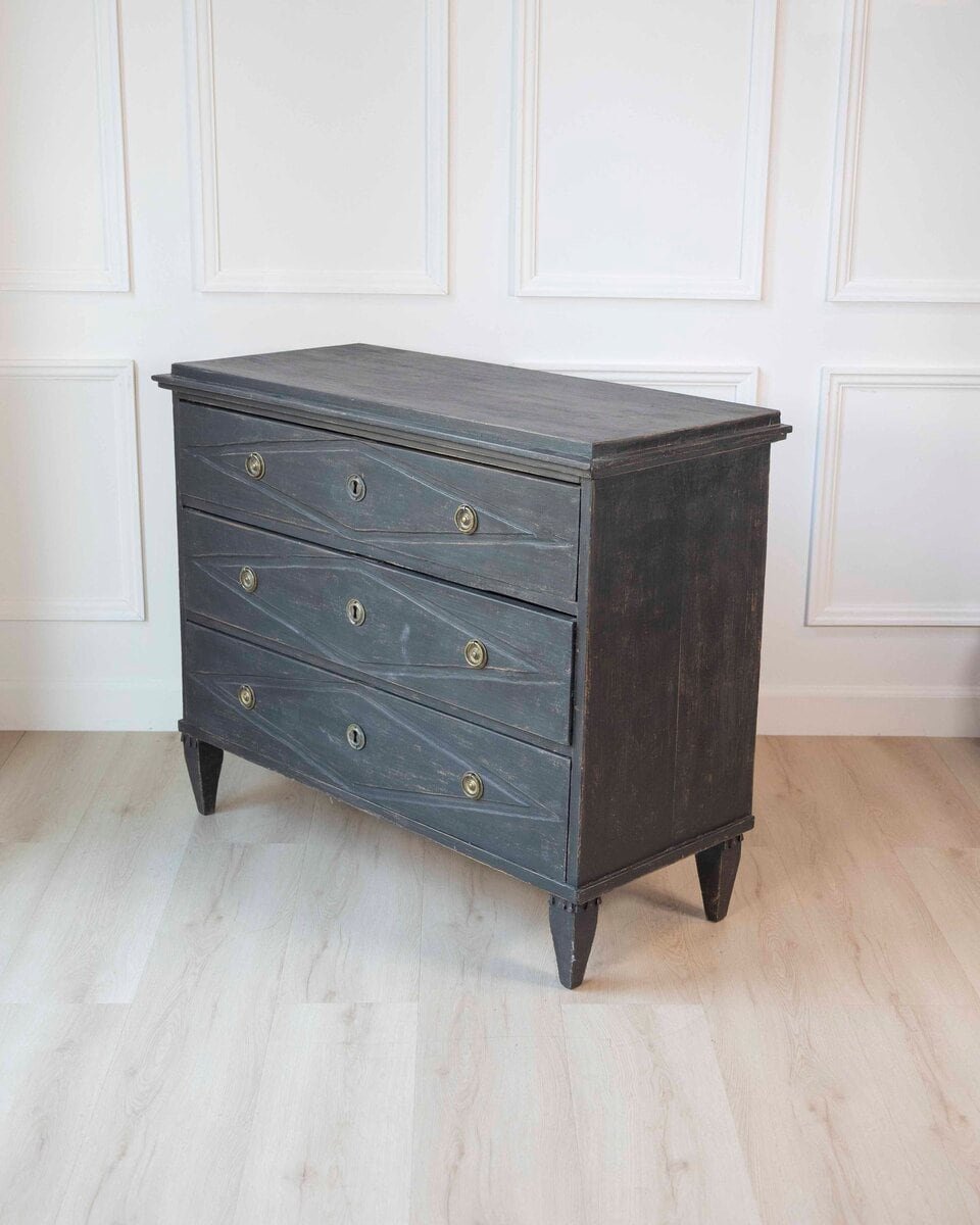 Swedish 19th Century Chest of Drawers, c.1840 - JAA