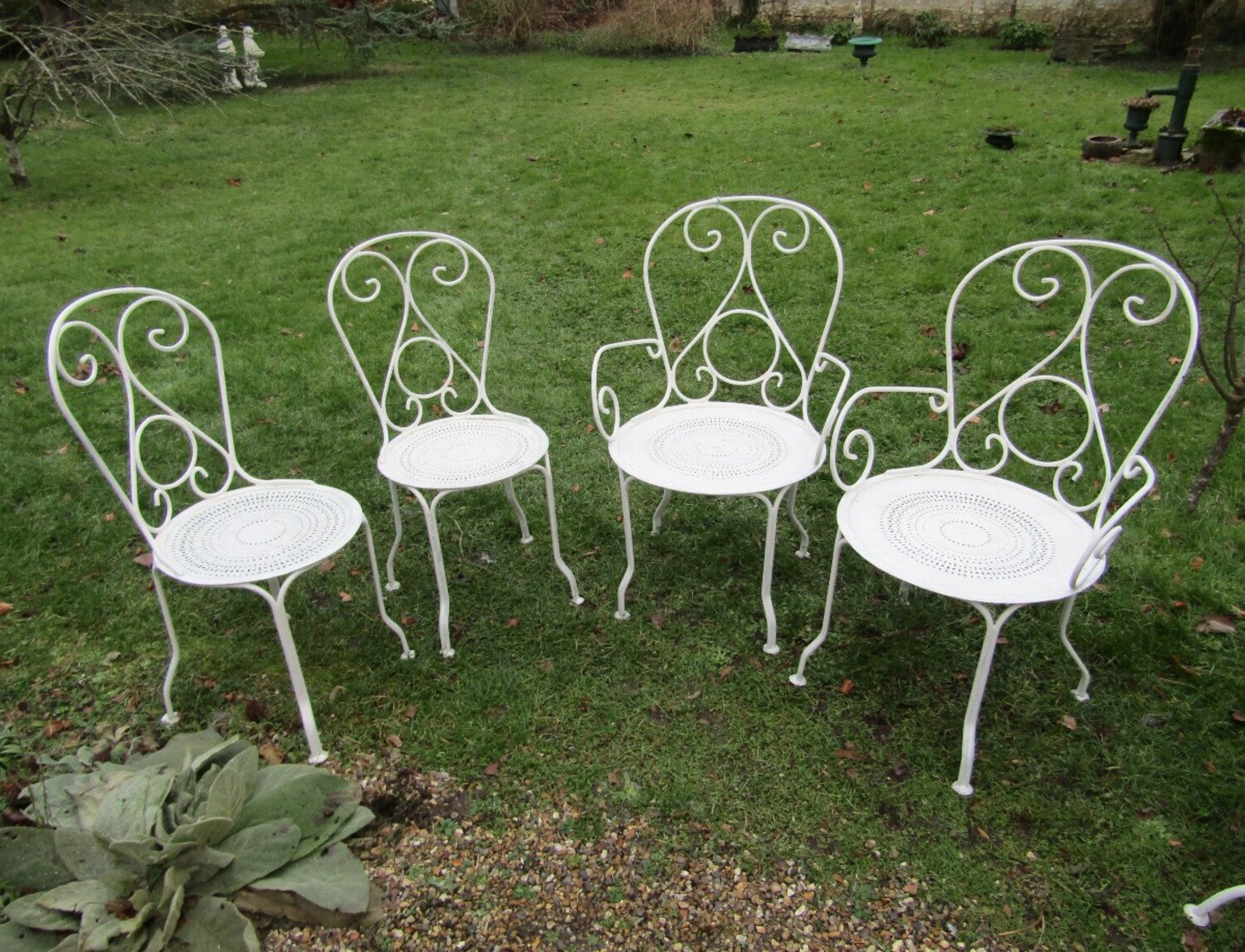 Wrought iron garden furniture set - JAA