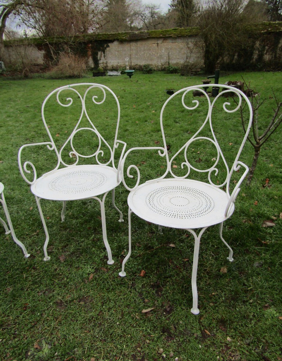 Wrought iron garden furniture set - JAA