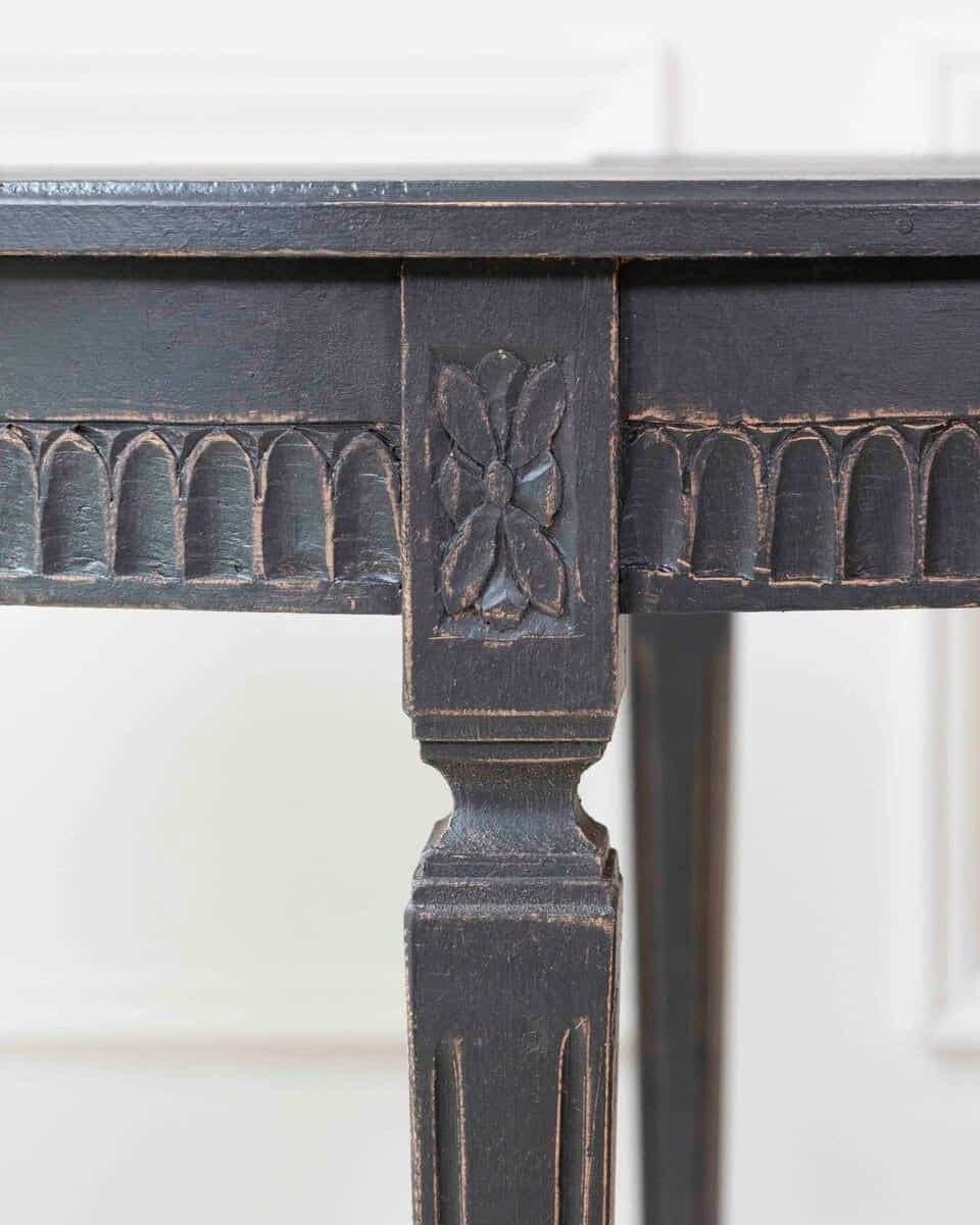 Swedish 19th Century Demi Lune Tables, Pair, c.1880 - JAA