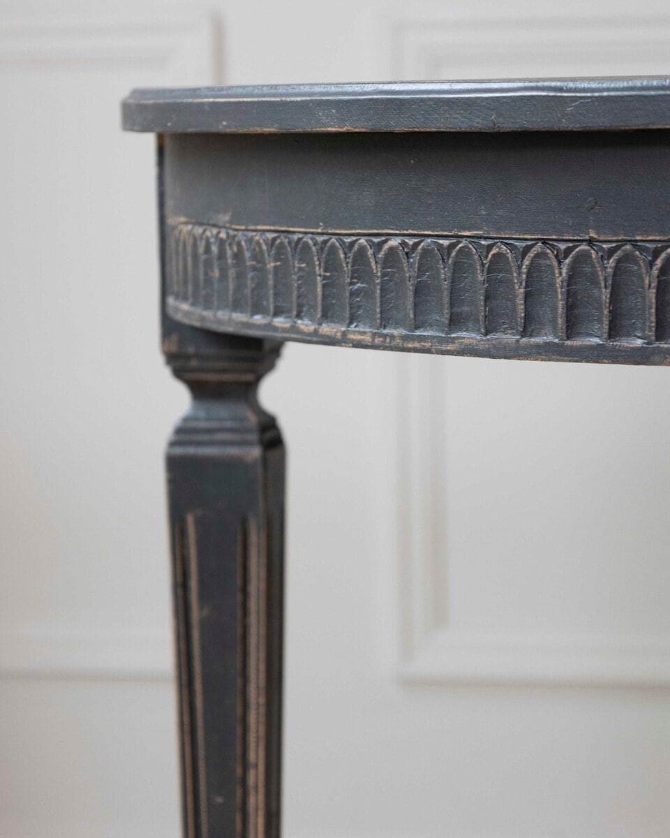 Swedish 19th Century Demi Lune Tables, Pair, c.1880 - JAA