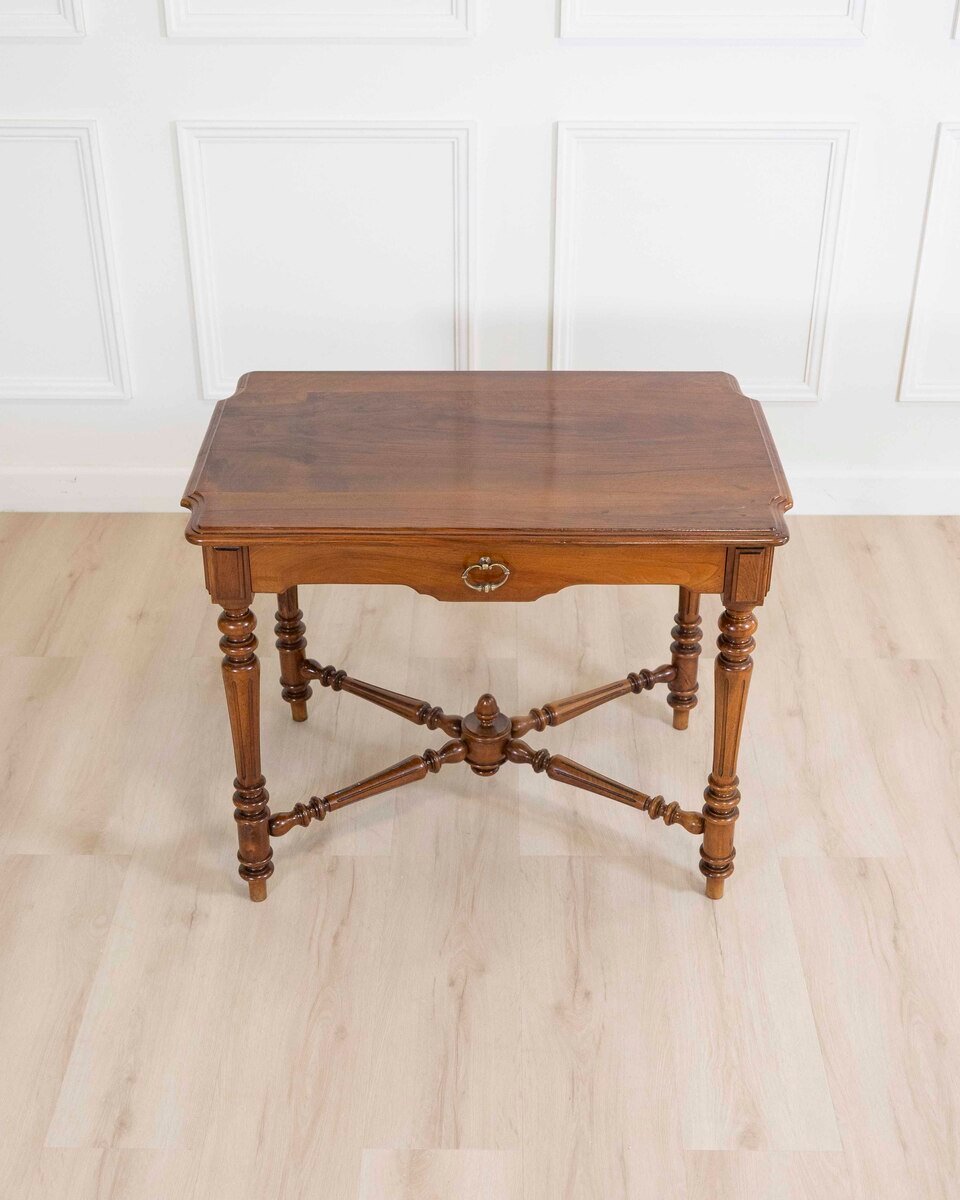 Italian 19th Century Walnut Writing Desk - JAA