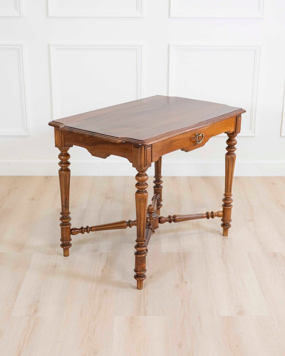 Italian 19th Century Walnut Writing Desk - JAA