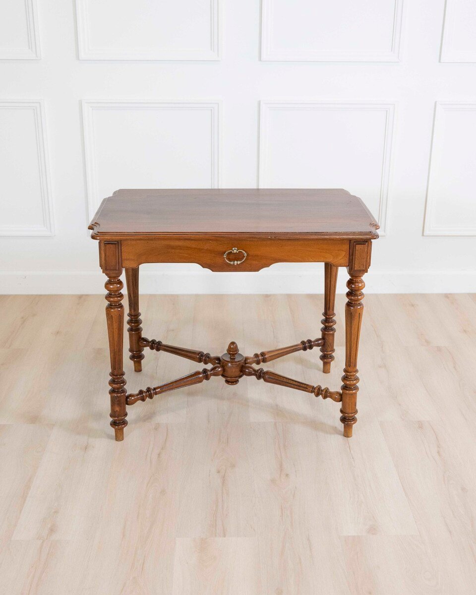 Italian 19th Century Walnut Writing Desk - JAA