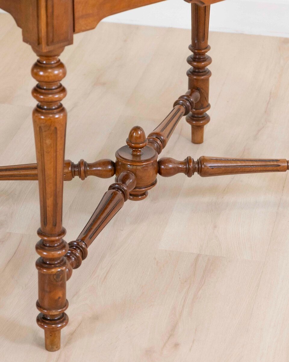 Italian 19th Century Walnut Writing Desk - JAA