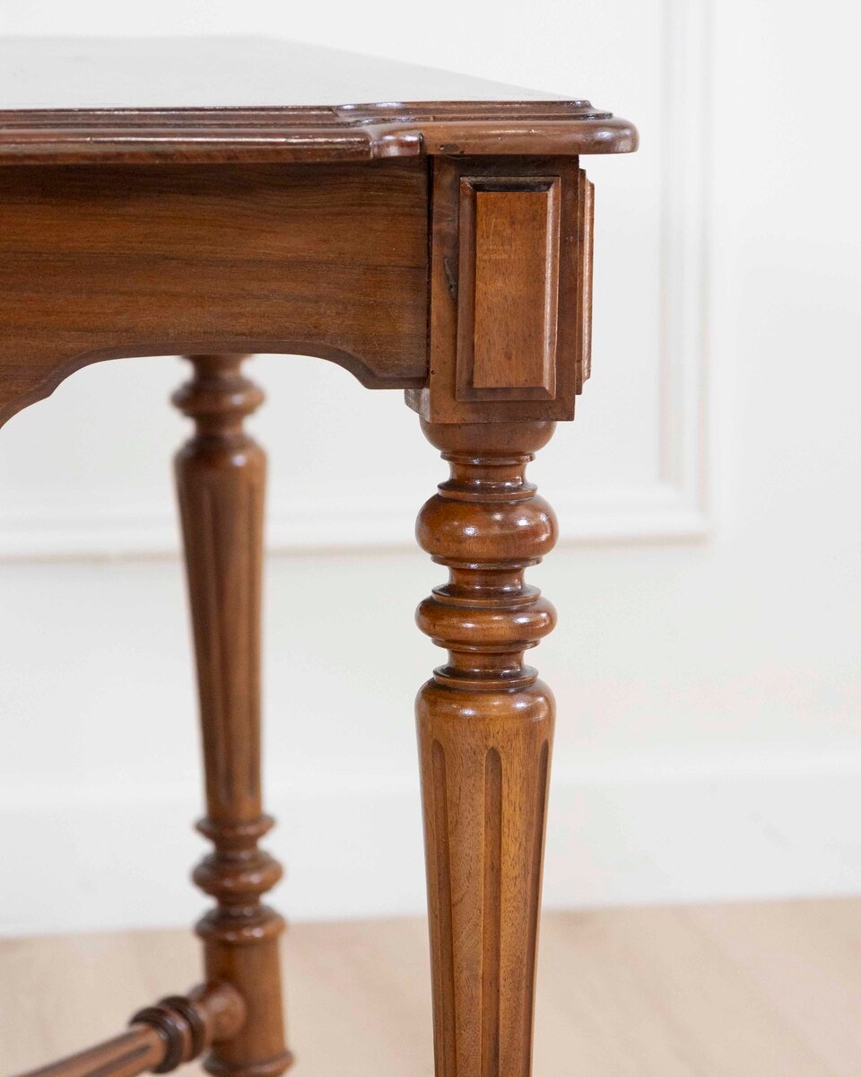 Italian 19th Century Walnut Writing Desk - JAA