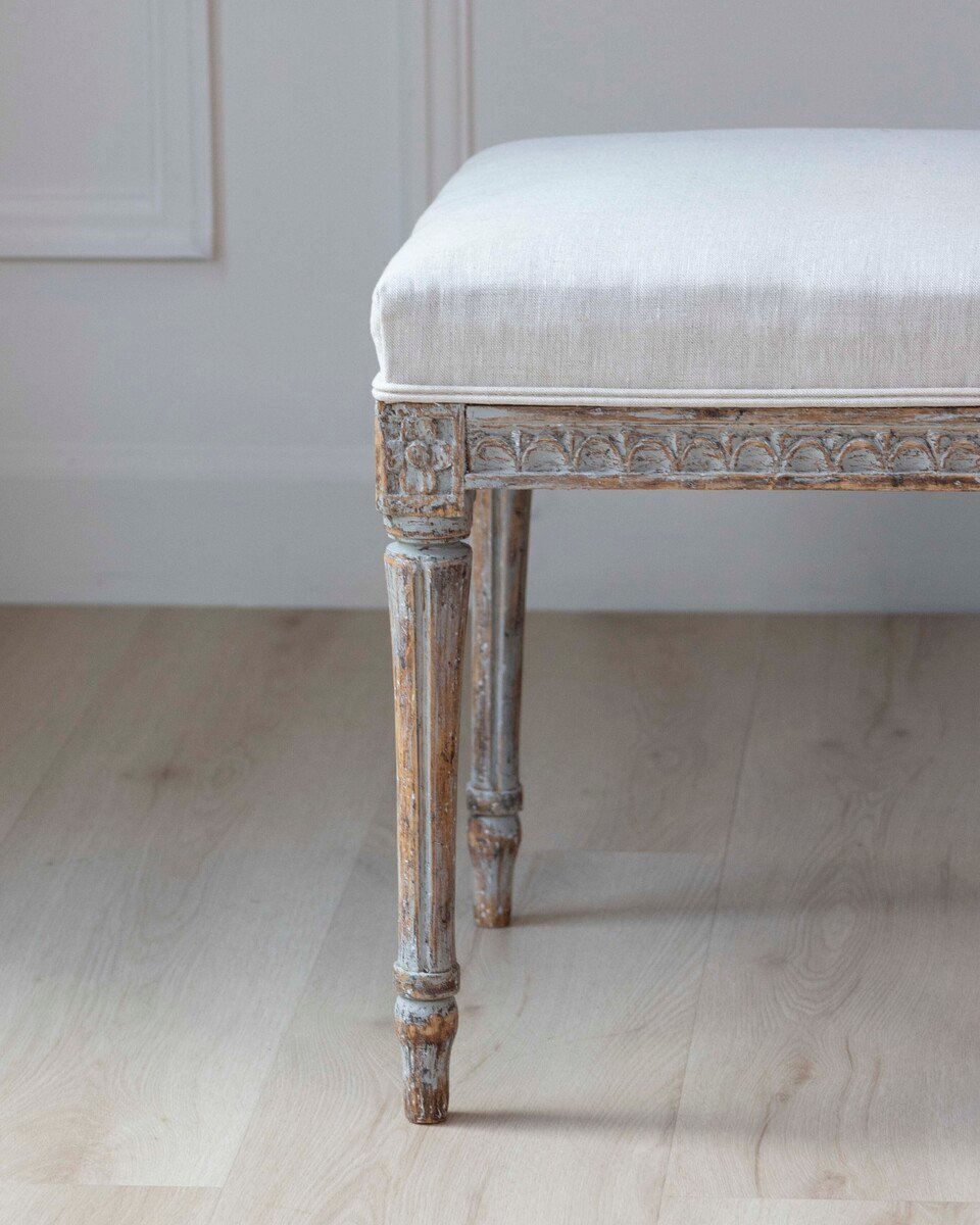 Pair of 18th Century Swedish Gustavian Stools - JAA
