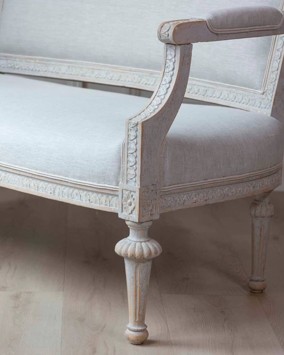 Swedish Gustavian Style Settee, c.1910 - JAA