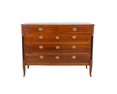 Italian 18th Century Directoire Cherrywood Chest of Drawers