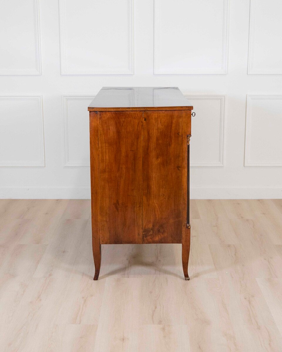 Italian 18th Century Directoire Cherrywood Chest of Drawers - JAA