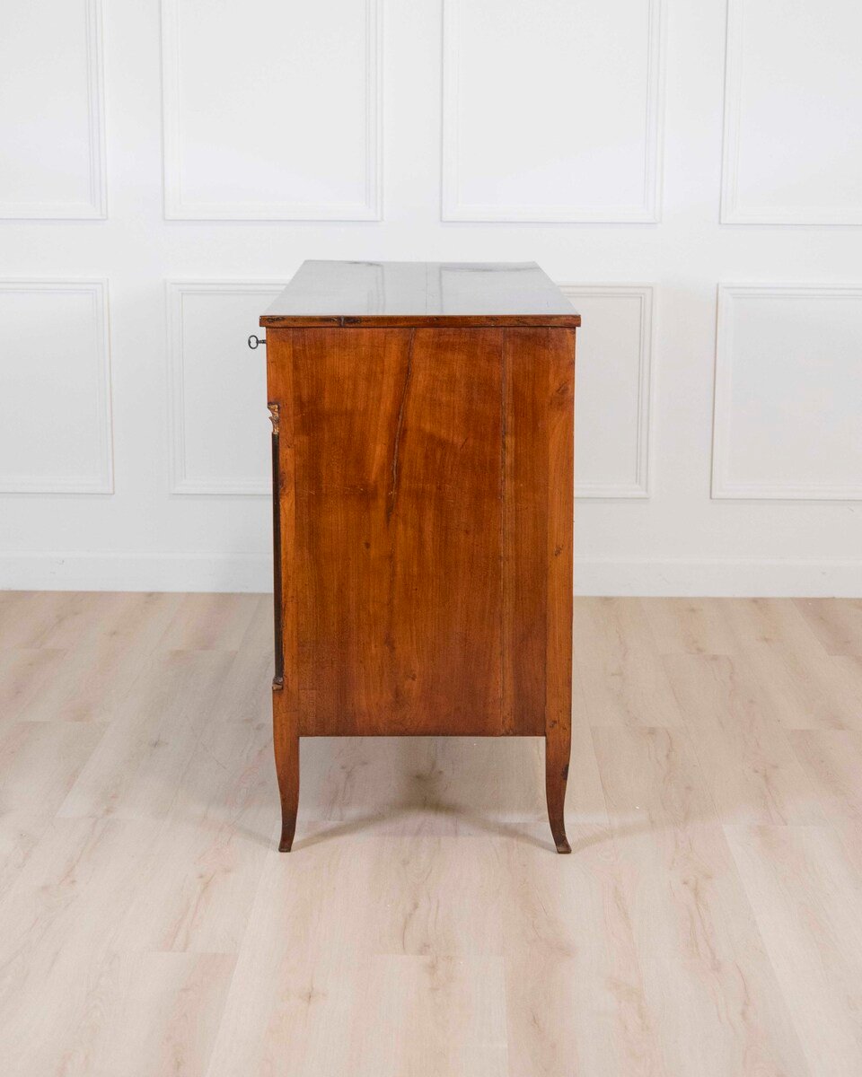 Italian 18th Century Directoire Cherrywood Chest of Drawers - JAA