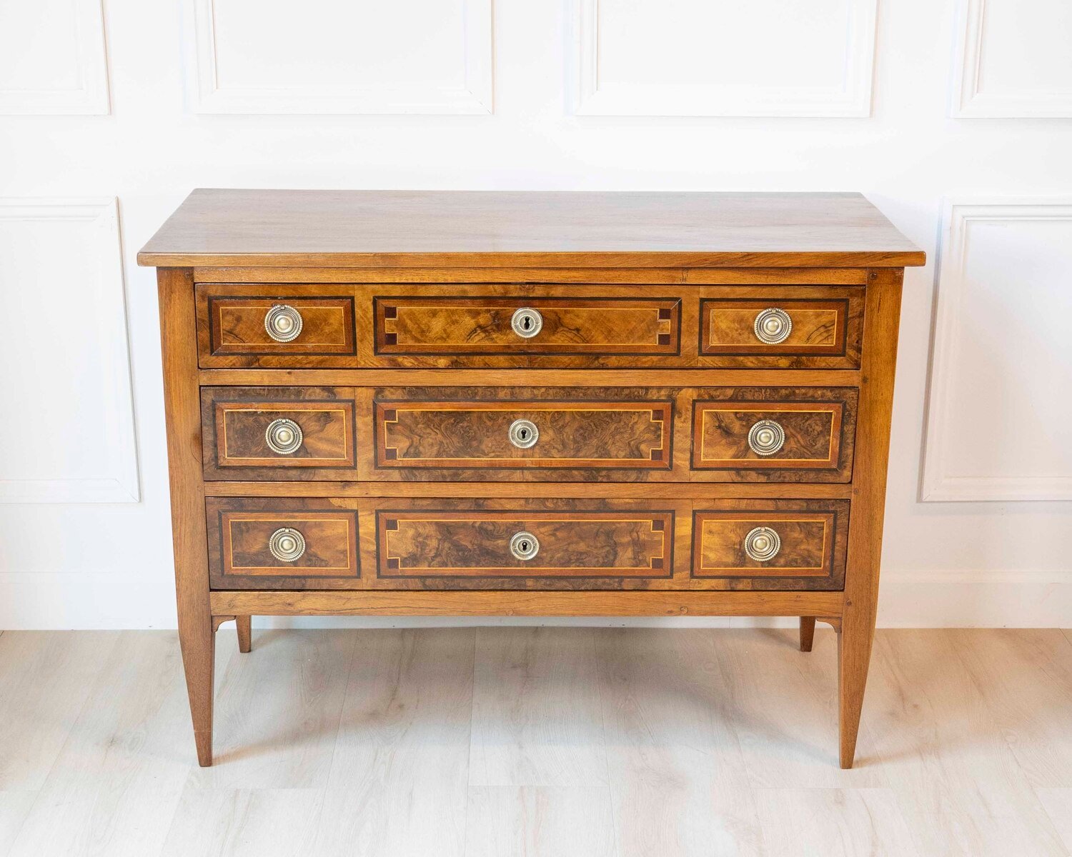 ON HOLD - Louis XVI Chest of Drawers in Walnut - JAA