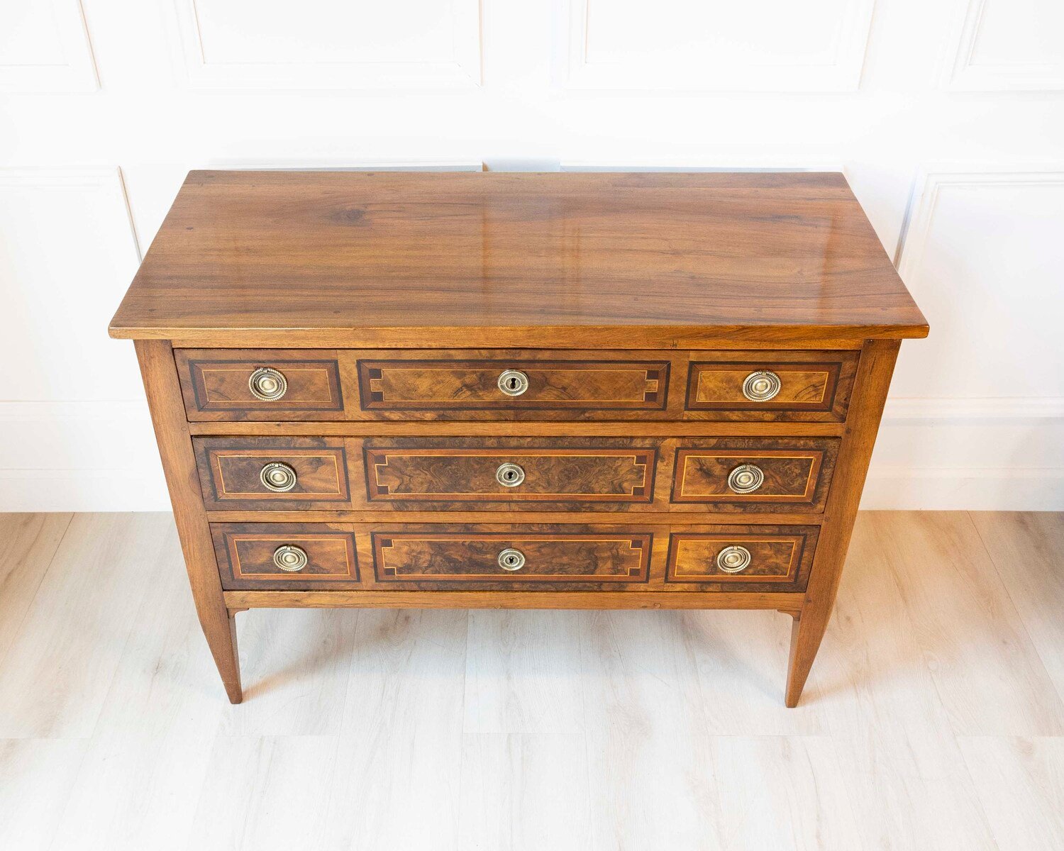 ON HOLD - Louis XVI Chest of Drawers in Walnut - JAA