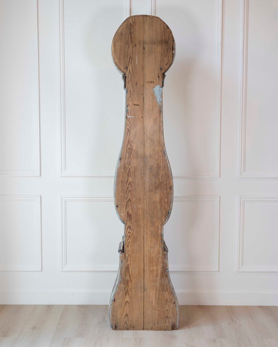 Dated 1809 Swedish Longcase Clock with Original Folk Art Decoration - JAA