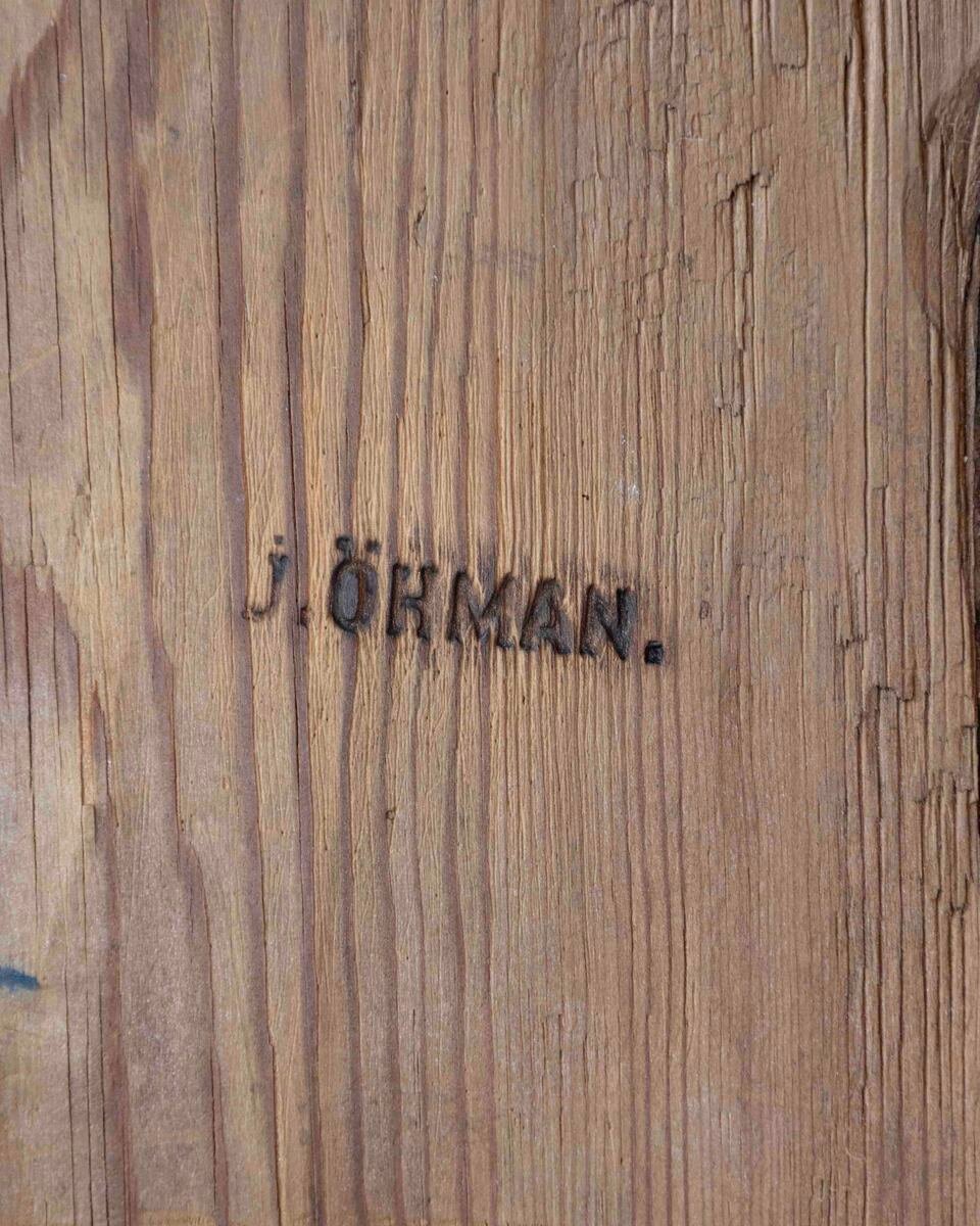 Dated 1809 Swedish Longcase Clock with Original Folk Art Decoration - JAA