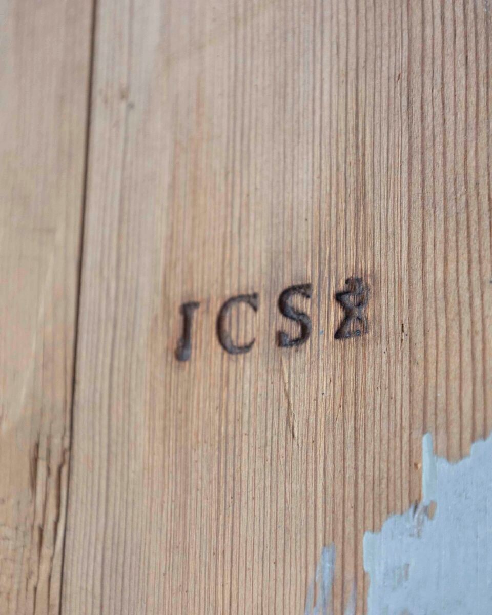 Dated 1809 Swedish Longcase Clock with Original Folk Art Decoration - JAA