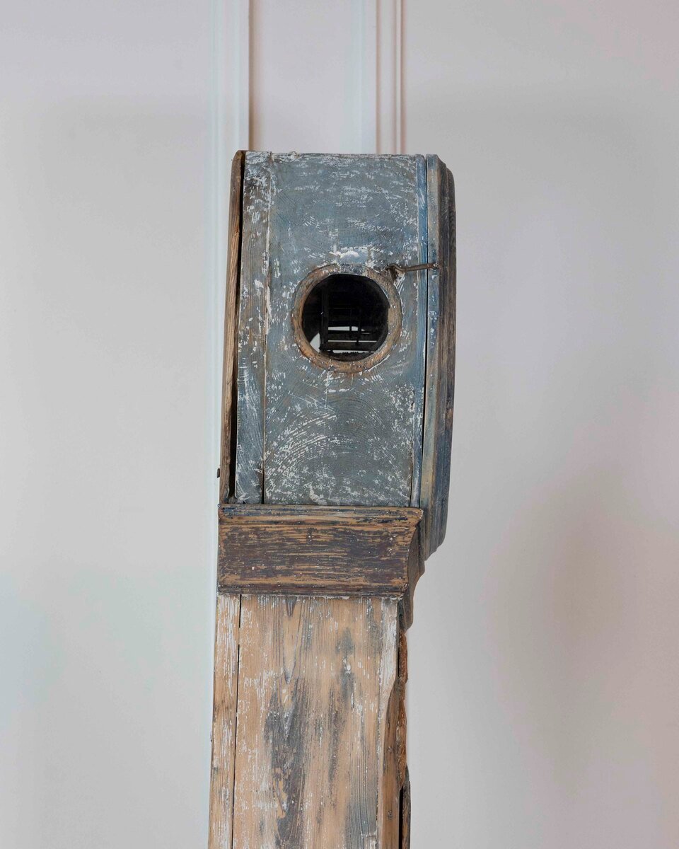 Dated 1809 Swedish Longcase Clock with Original Folk Art Decoration - JAA