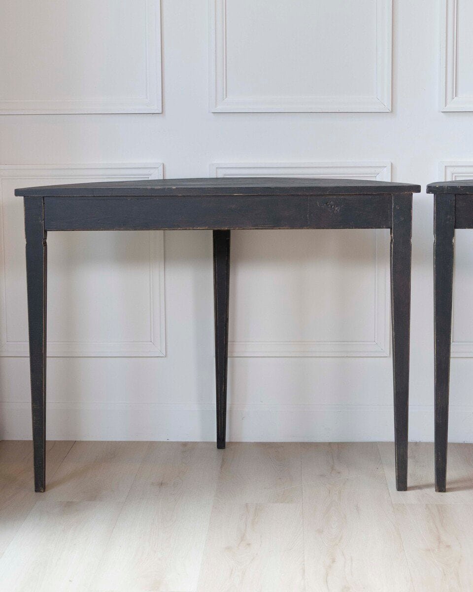 Pair of Swedish Demi-Lune Tables, circa 1880 - JAA