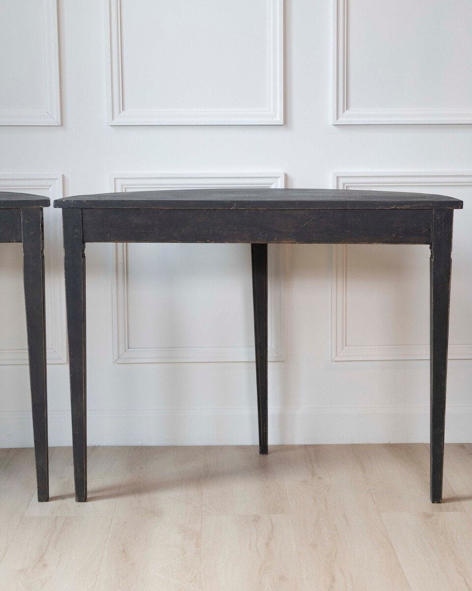 Pair of Swedish Demi-Lune Tables, circa 1880 - JAA